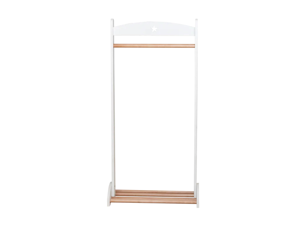 Вешалка детская напольная белый/дерево (ANT) | Интернет магазин Масса Мебель