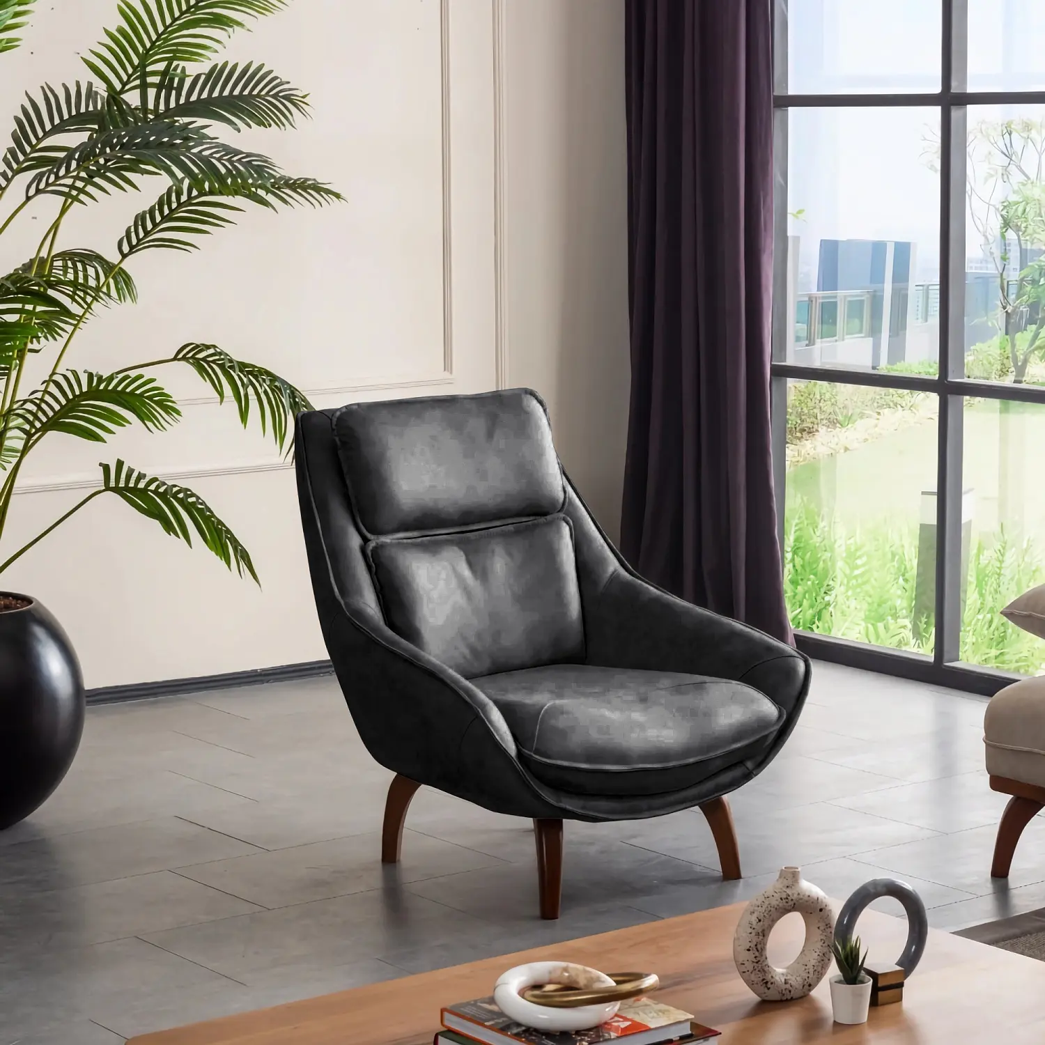 Кресло MONZA эко-замша (Турция)