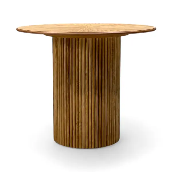 Стол обеденный круглый Рига Д-2 МДФ-дуб, MASSA 