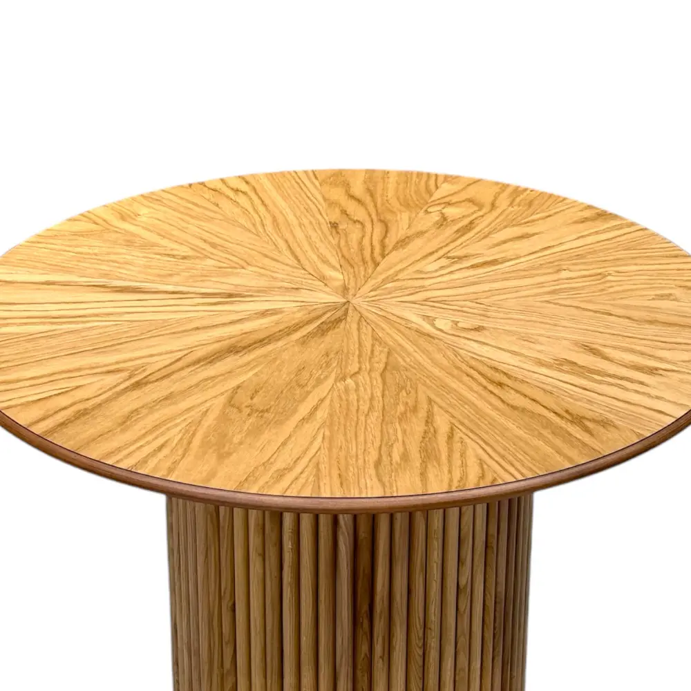 Стол обеденный круглый Рига Д-2 МДФ-дуб, MASSA 