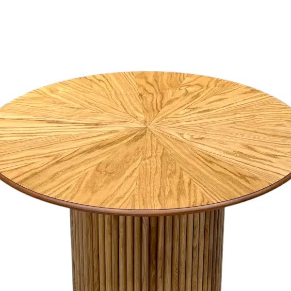 Стол обеденный круглый Рига Д-2 МДФ-дуб, MASSA 