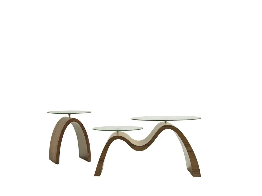 Кофейный столик Larex 630 мдф, стекло Турция | Интернет магазин Масса Мебель