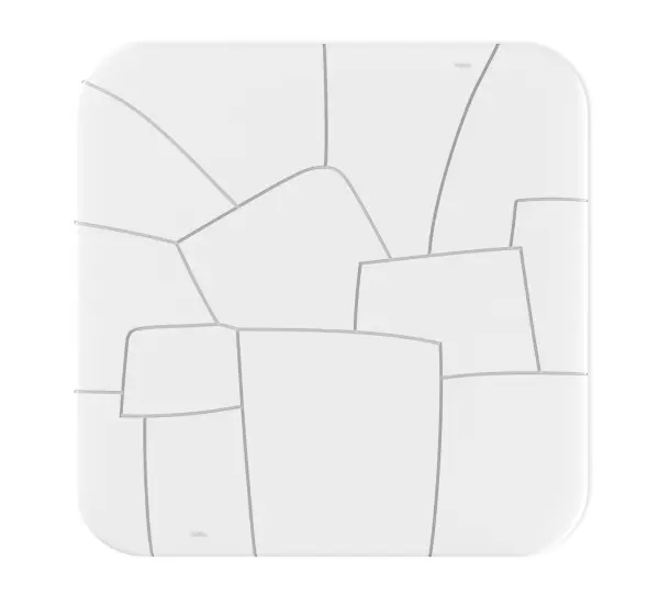 Стол пластиковый квадратный SHT-TU30/TT30 83/83 белый/черный (SHF) 