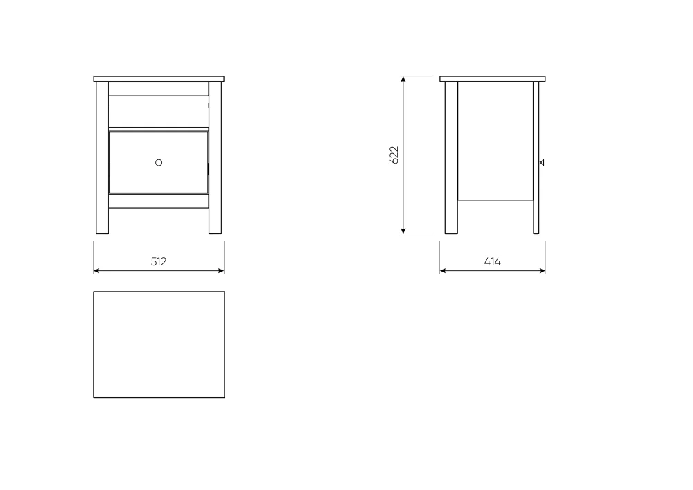 Тумба Сага белая (GL) | Интернет магазин Масса Мебель