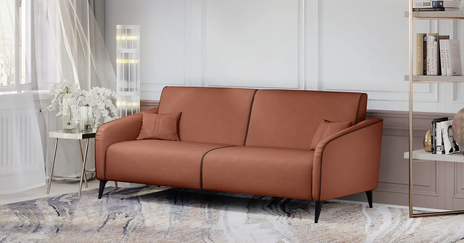 Диван прямой Ноэль книжка, велюр (NG)