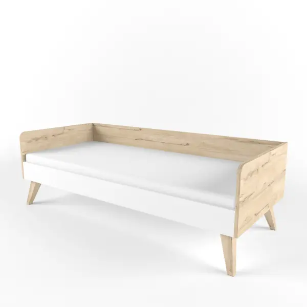 Мебель для детской "Воздушный" коллекция 2+2 Белый композиция №3 ручки птичка (POP) 