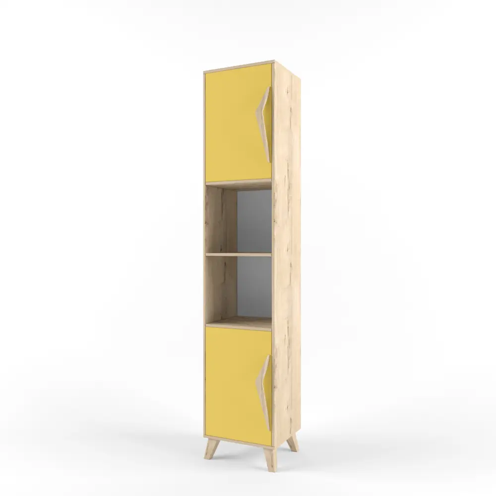 Стеллаж узкий Левый/Правый Сан Леон коллекция 2+2 (POP)