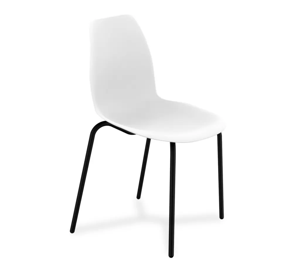 Стул кухонный SHT-ST29/S130 HD белый / черный муар (SHF) | Интернет магазин Масса Мебель