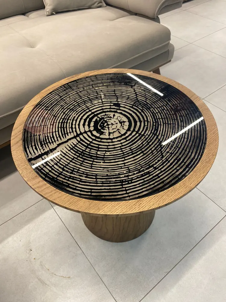 Кофейный столик Larex 645 мдф, стекло Турция | Интернет магазин Масса Мебель