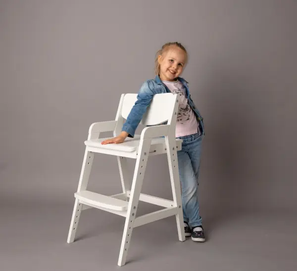 Растущая мебель стул регулируемый Вуди комбо Массив (POP) | Интернет магазин Масса Мебель