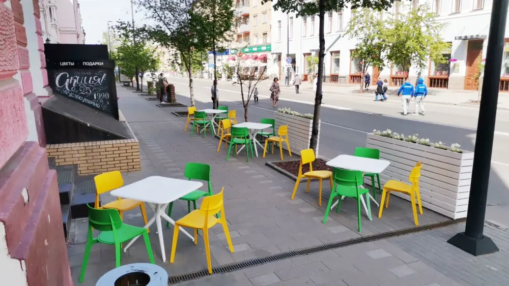 Стол пластиковый квадратный SHT-TU30/TT30 83/83 белый(SHF) 