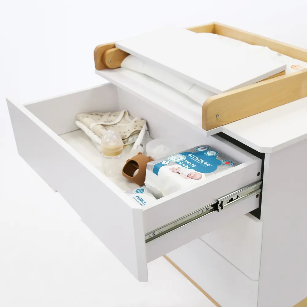 Комод Mia Light белый/дерево (ANT) 