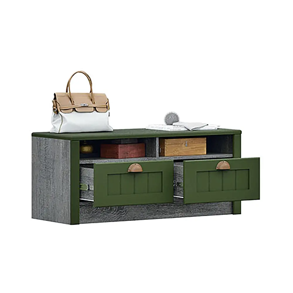 Комплект мебели в прихожую Прованс Зеленый дип (RAU) | Интернет магазин Масса Мебель