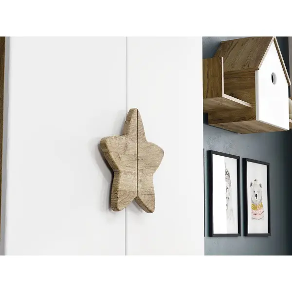 Мебель для детской Колибри (Крафт золотой/Белый) | Интернет магазин Масса Мебель