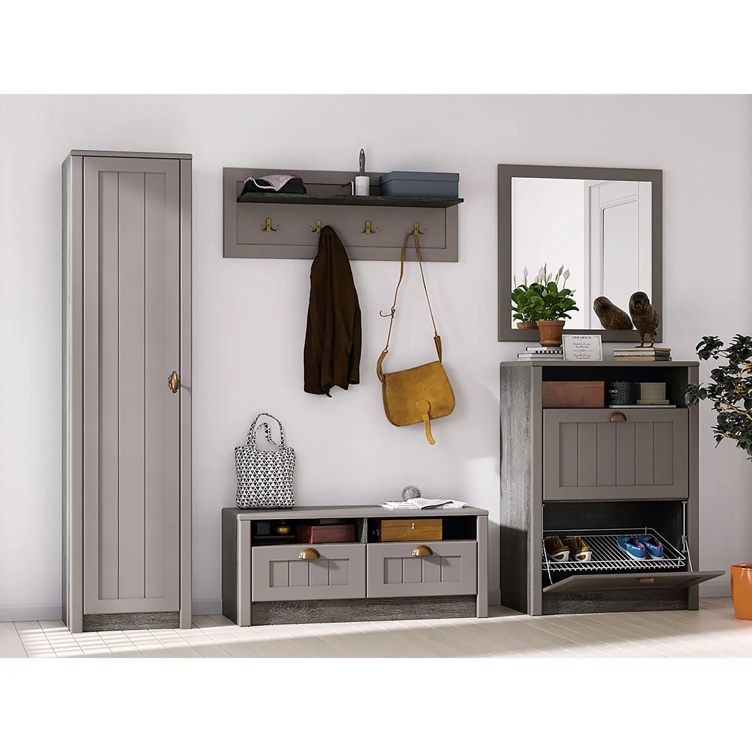 Обувница Прованс Зеленый дип (RAU)