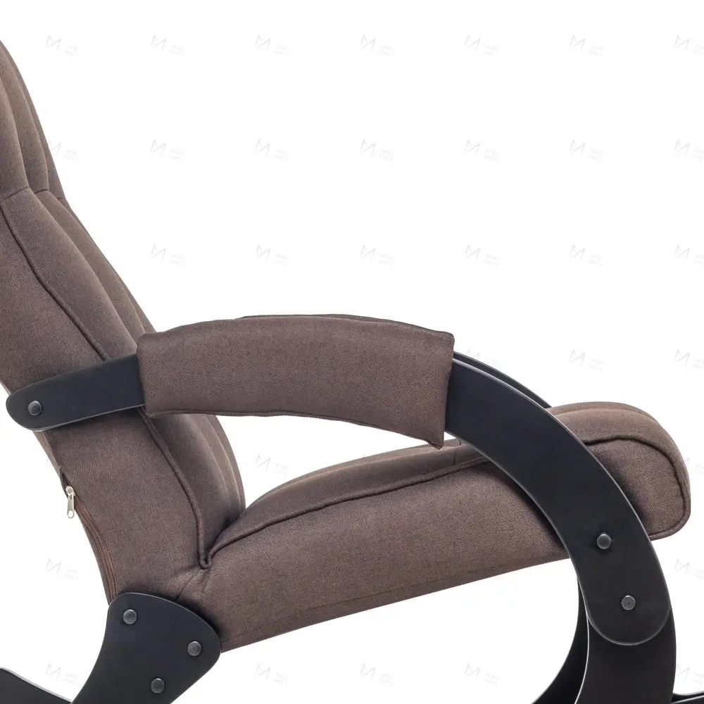 Кресло-качалка Leset Хилл с подножкой Венге /Малмо 28 (IM)