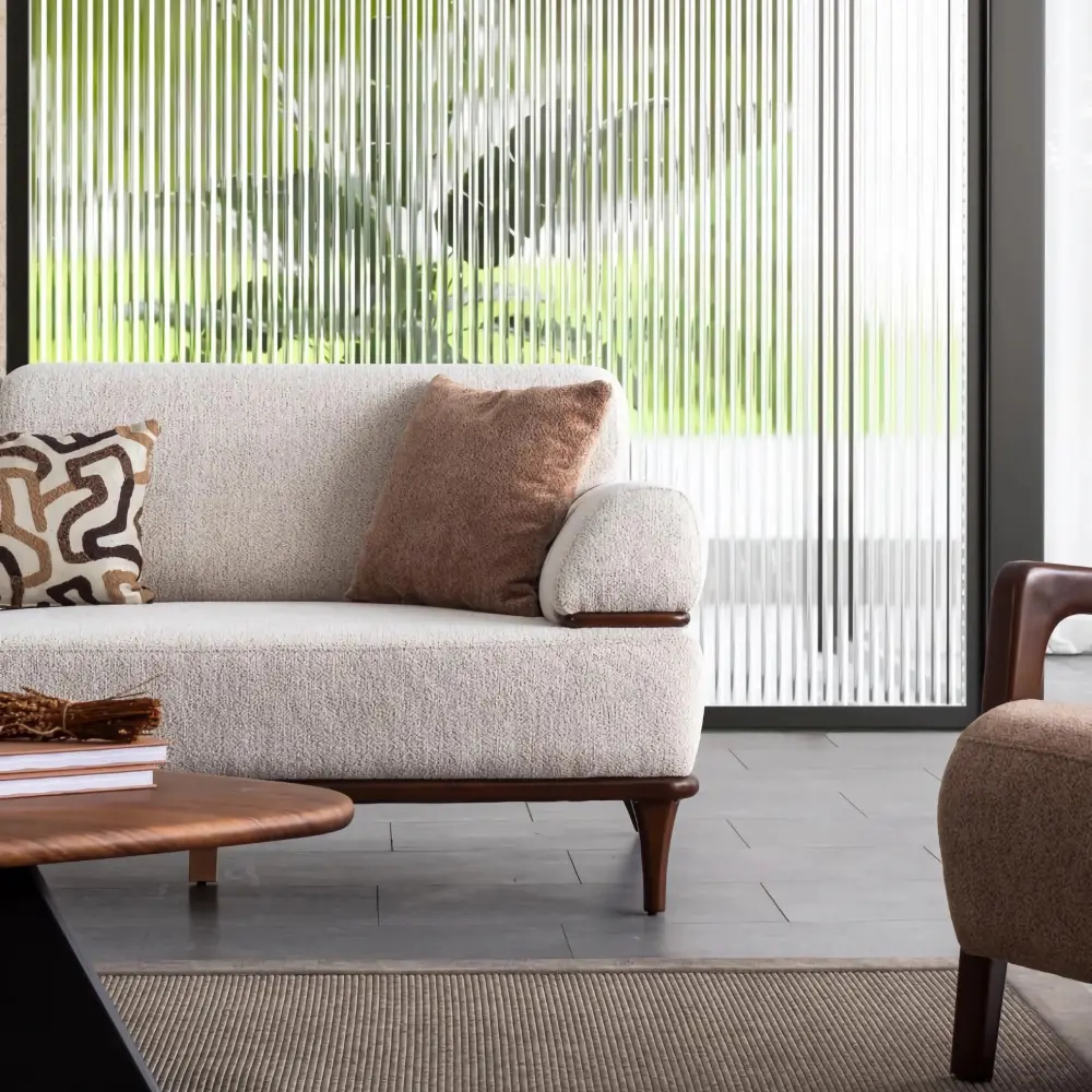 Диван прямой CLASS Gloria 030 белый (Турция)