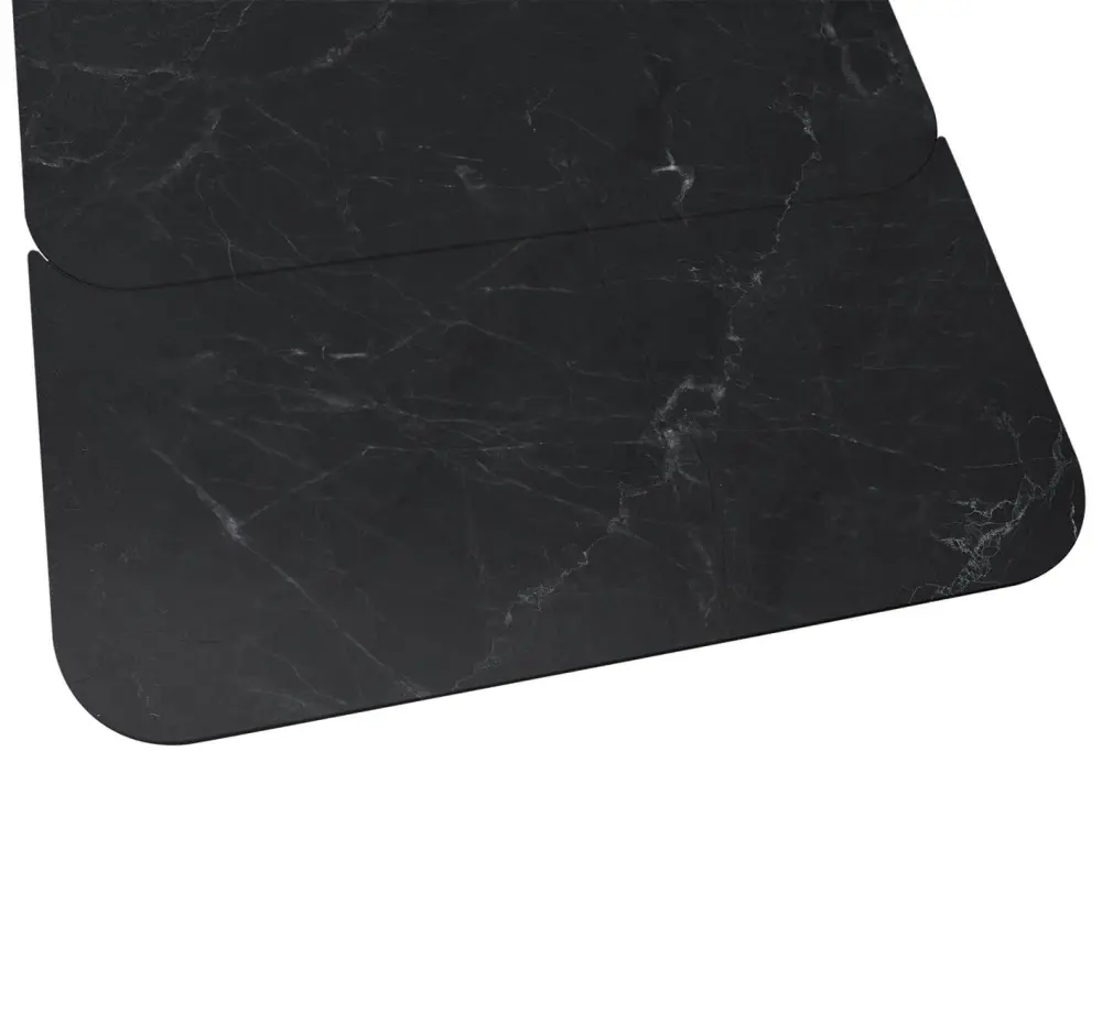 Стол обеденный раскладной SHT-T77 серый мрамор /черный (SHF) снято | Интернет магазин Масса Мебель