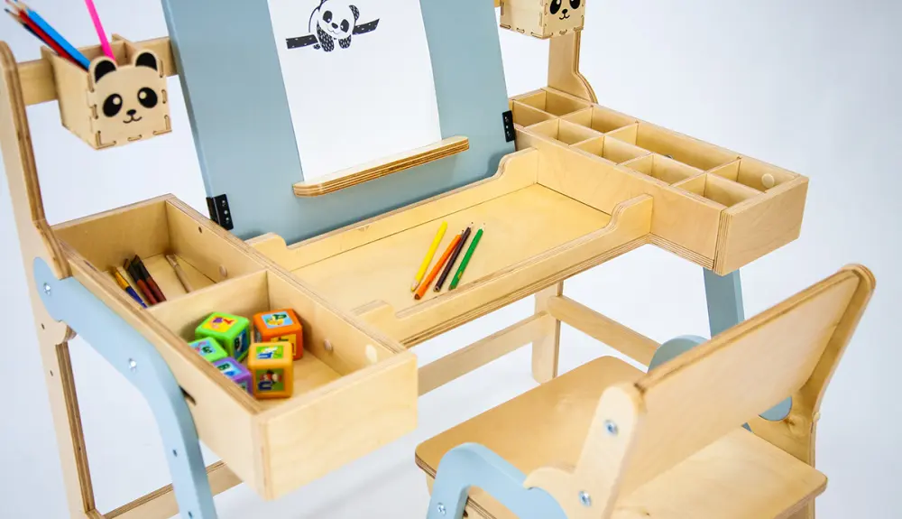 Растущая мебель Комплект Панда комбо серый (POP) | Интернет магазин Масса Мебель