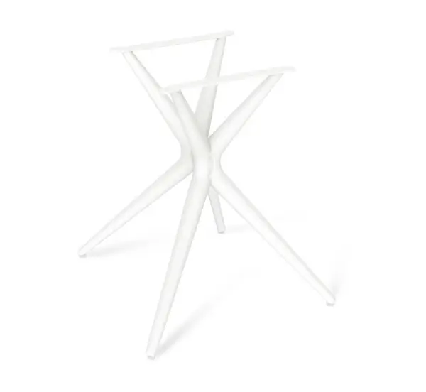 Стол обеденный круглый SHT-TU30/TT 90 МДФ белый / каменный уголь (SHF) 