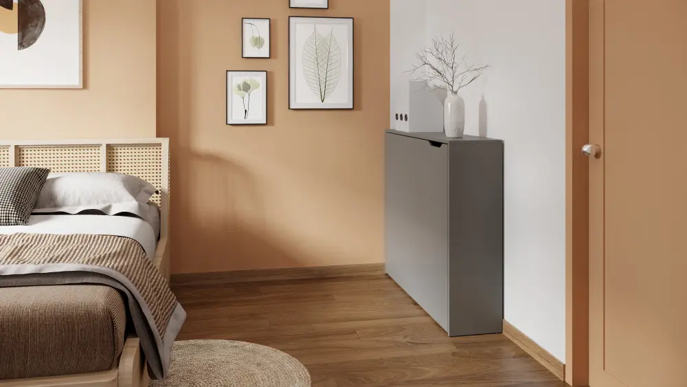 Cтол письменный трансформер Льюис серый графит (NK) | Интернет магазин Масса Мебель