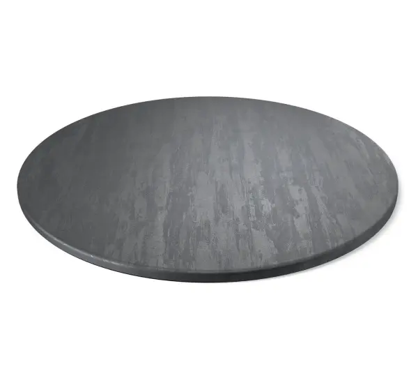 Стол обеденный круглый SHT-TU9/TT 90 МДФ прозрачный лак / каменный уголь  SHF) 