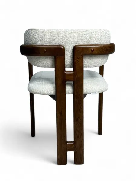 Стул мягкий Ричвуд Д-4 серый букле-каркас дуб, MASSA | Интернет магазин Масса Мебель