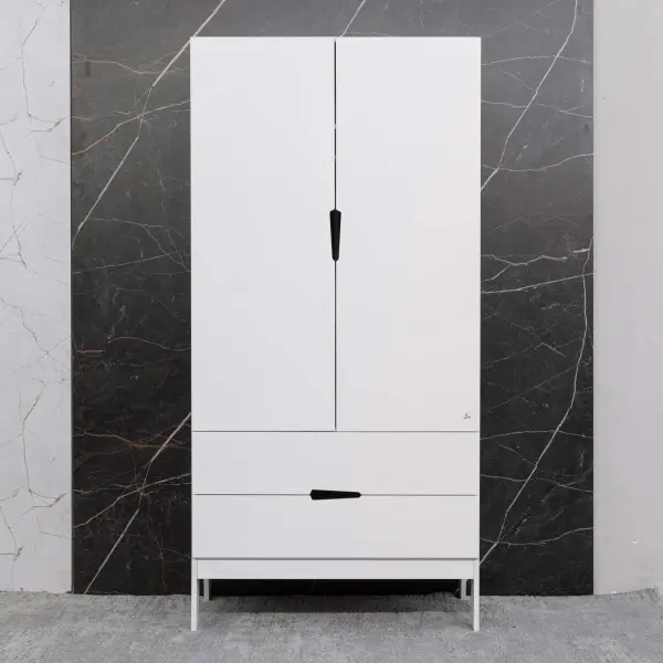 Шкаф распашной Fiora белый (ANT) 