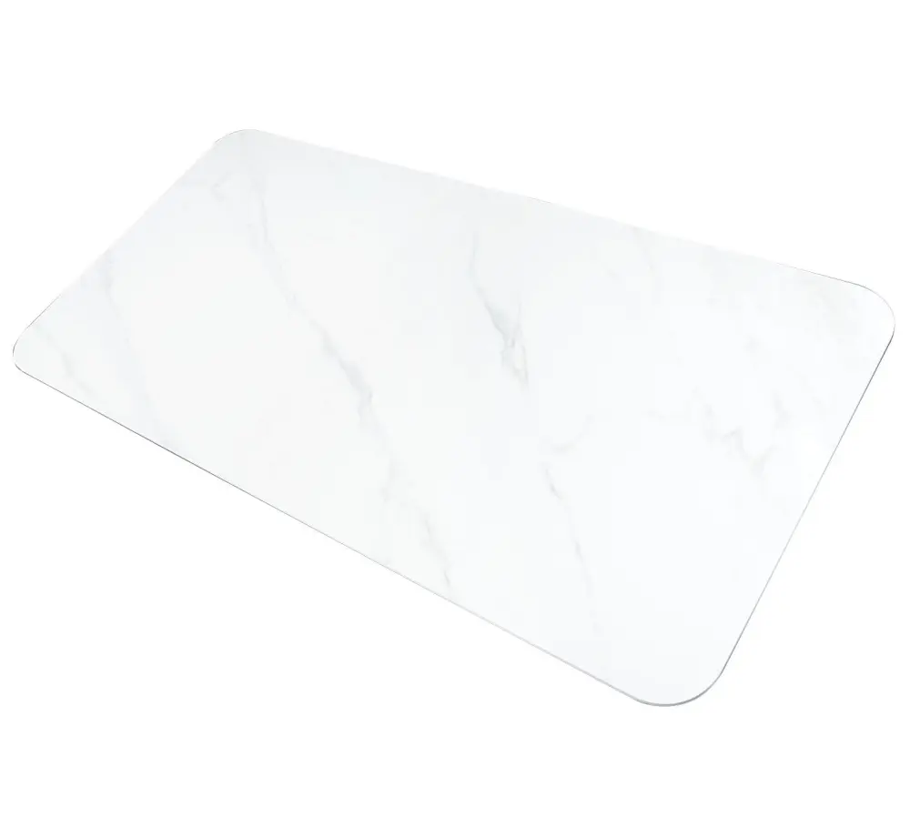 Стол обеденный SHT-T78 белый мрамор /черный (SHF) 