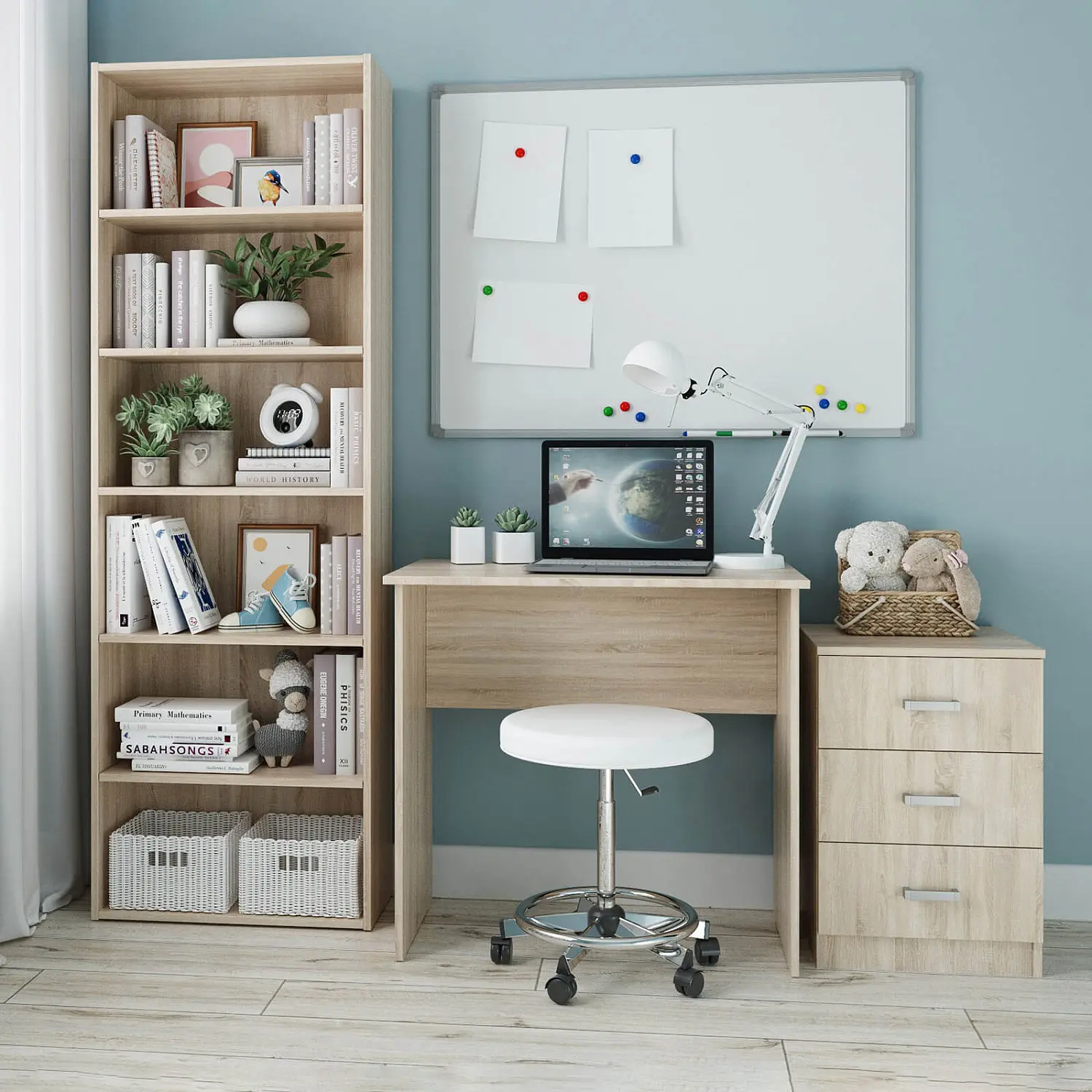 Стол письменный Уно дуб сонома 75х80 (NK)