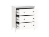 Комод Сага 3 ящика белый (GL) 