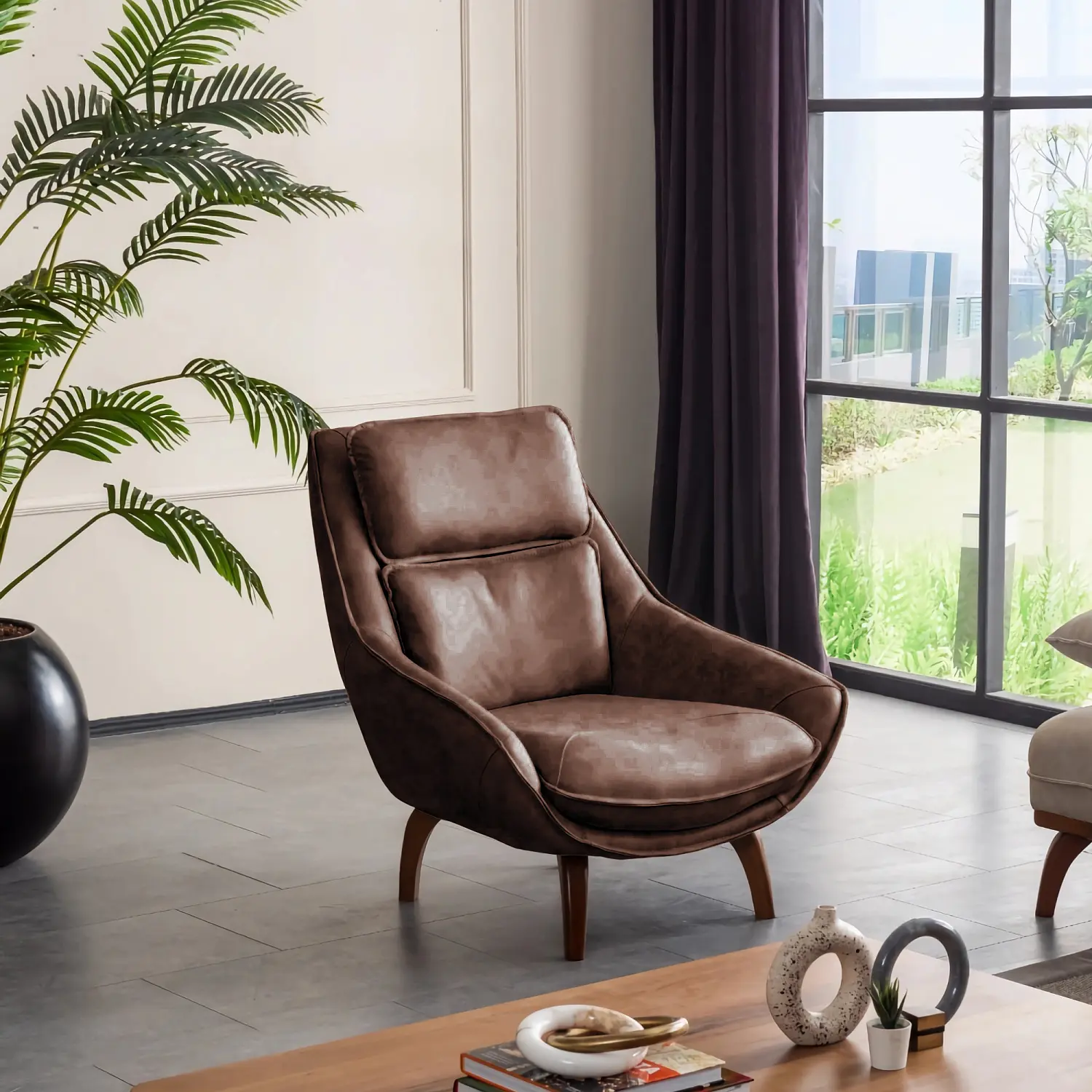 Кресло MONZA эко-замша (Турция)