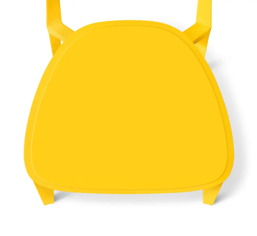Стул пластиковый SHT-S111-P желтый / желтый (SHF) | Интернет магазин Масса Мебель