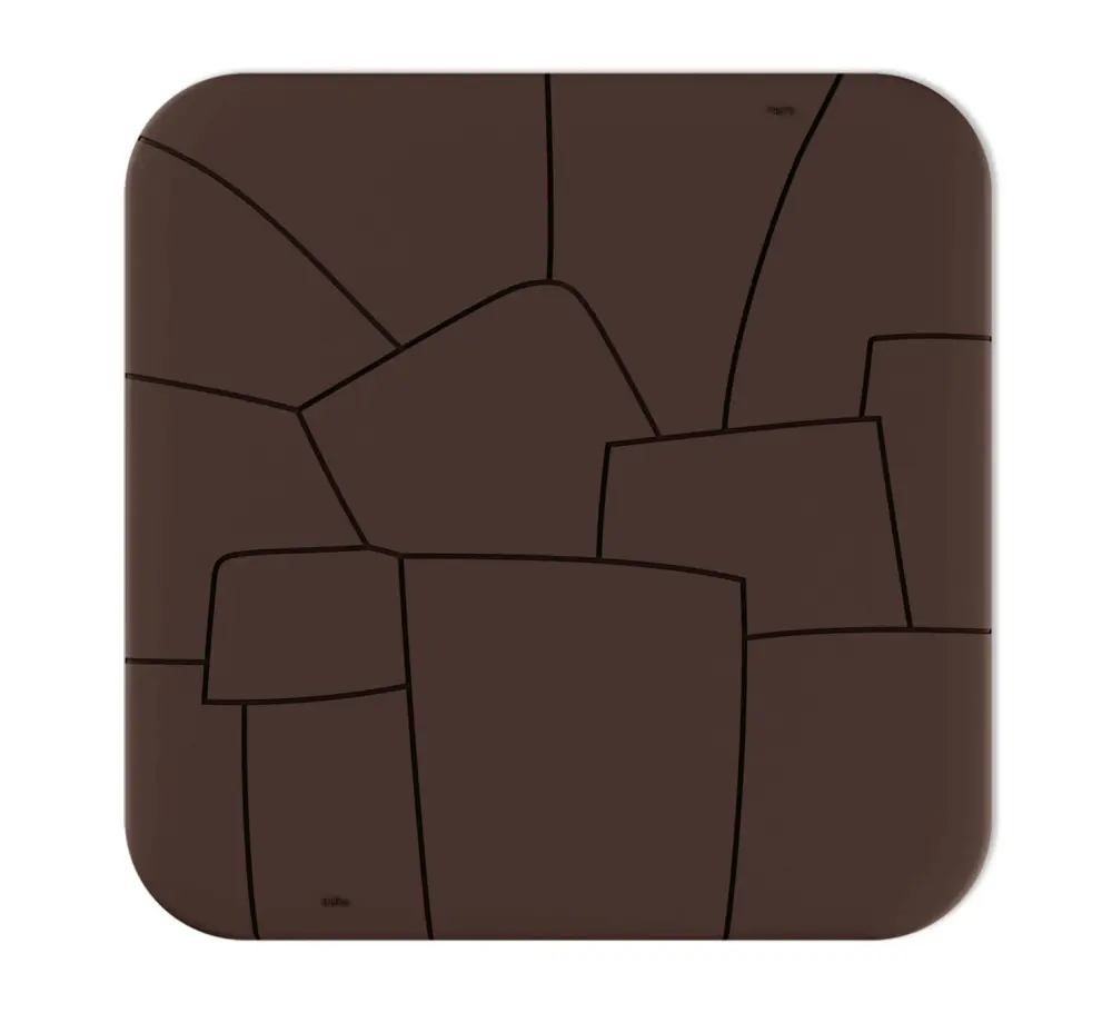 Стол пластиковый квадратный SHT-TU30/TT30 83/83 коричневый(SHF) 