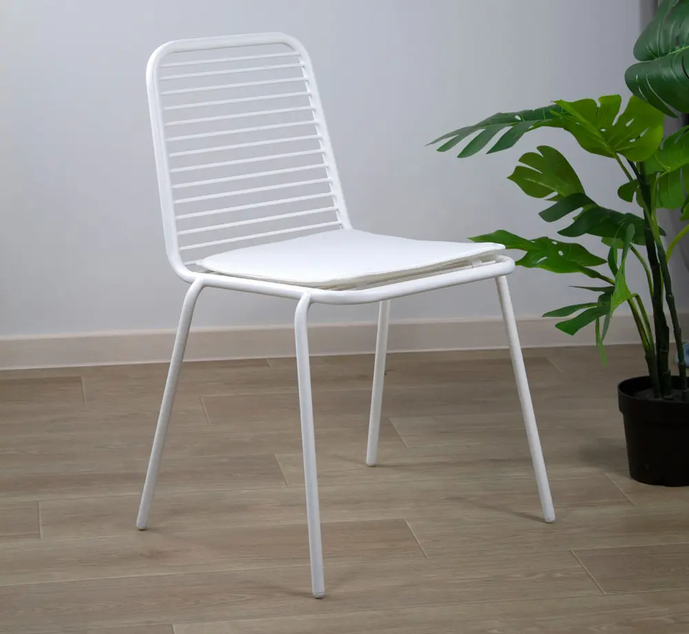 Стул SHT-S153-CN1 белый муар / белый (SHF) | Интернет магазин Масса Мебель