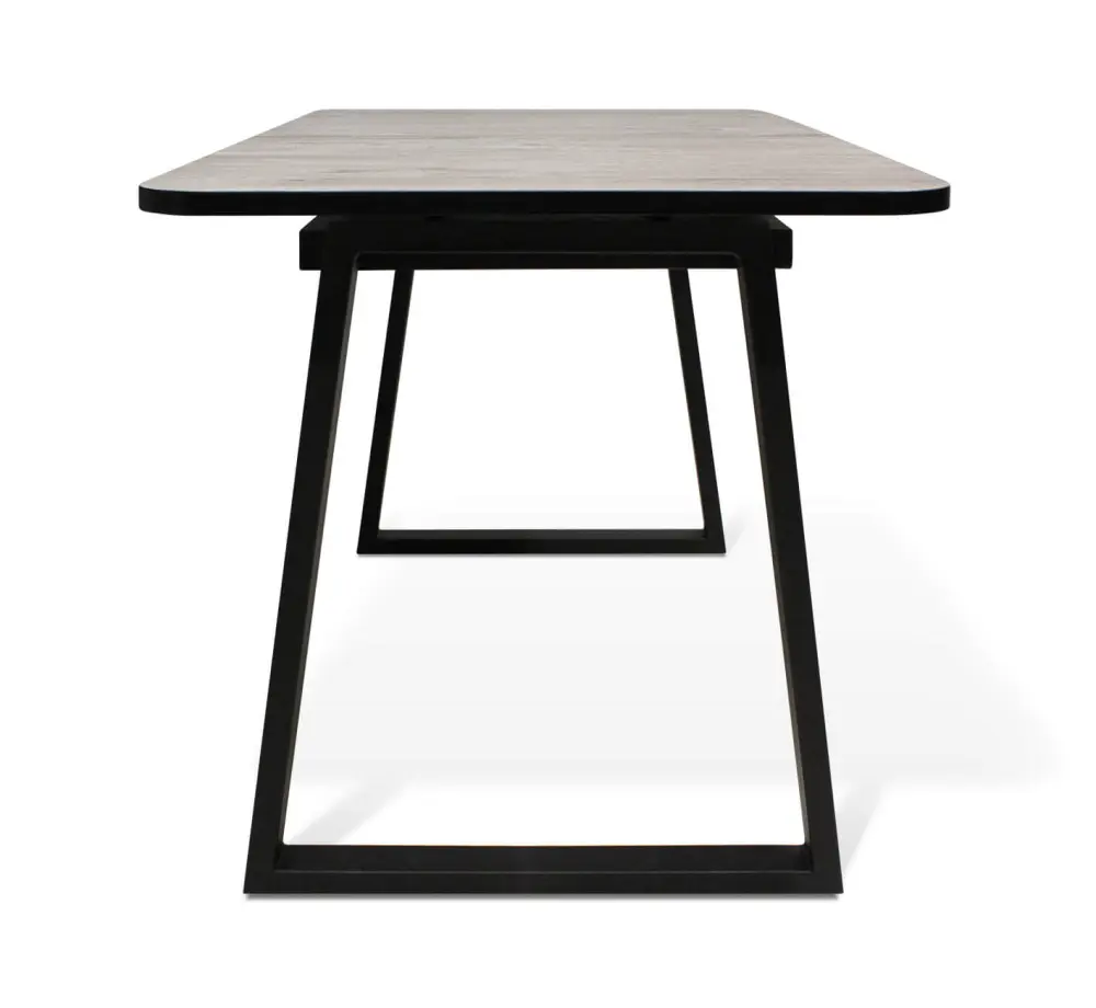 Стол раздвижной SHT-T40/130-160 дуб аляска / черный (SHF) 