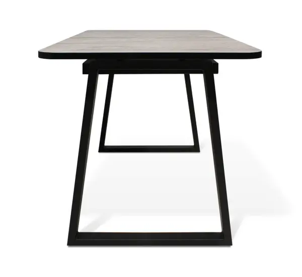 Стол раздвижной SHT-T40/130-160 дуб аляска / черный (SHF) 