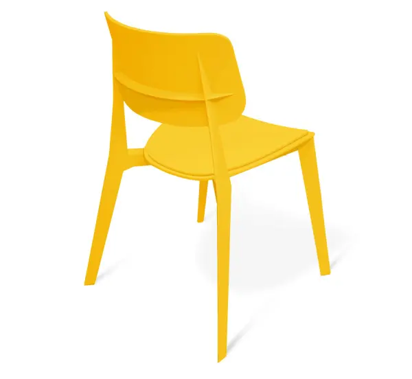 Стул SHT-S110-P желтый / желтый SHF | Интернет магазин Масса Мебель
