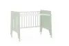 Кроватка-стол Mia белый/шалфей (ANT) 