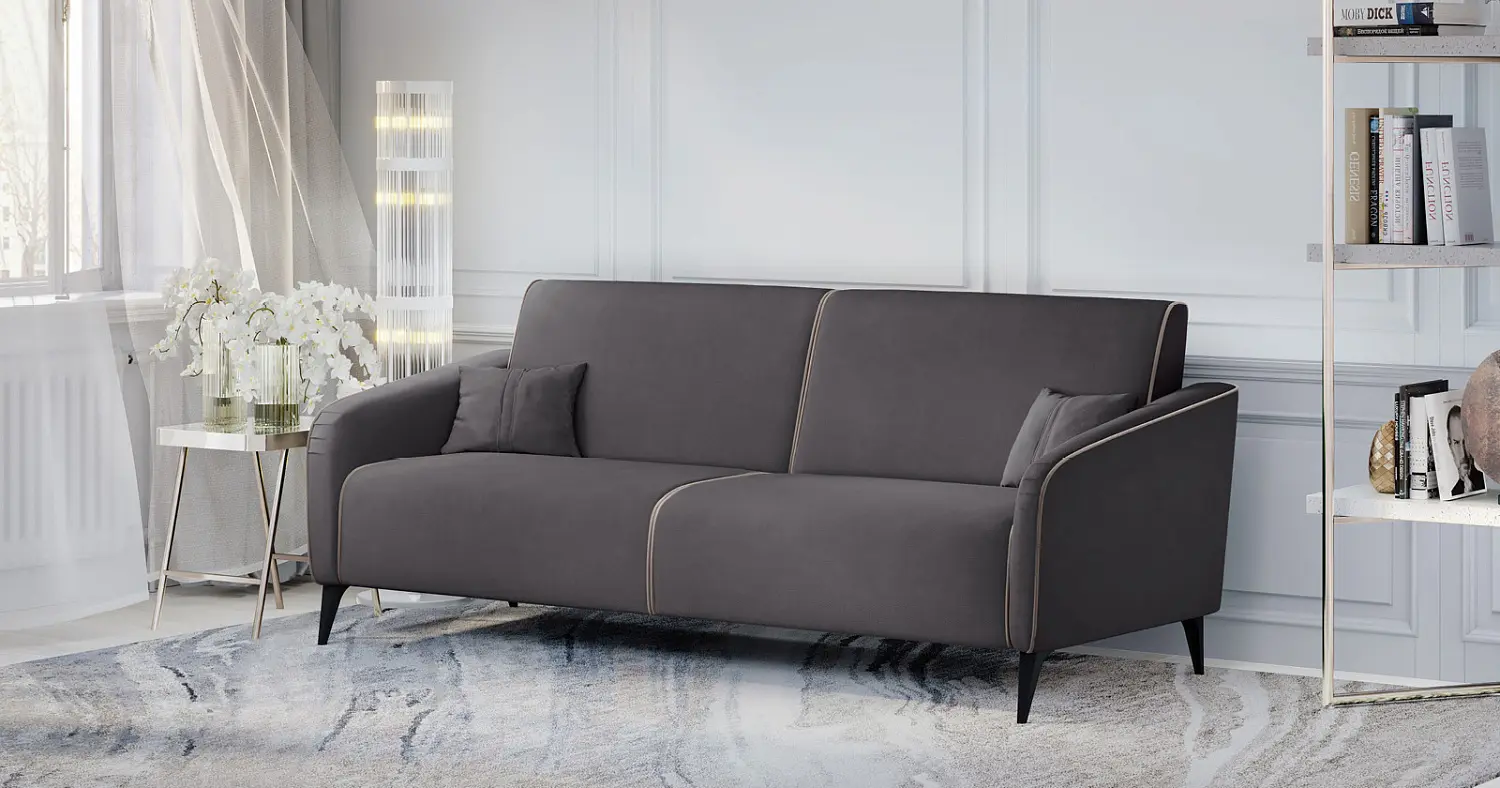 Диван прямой Ноэль книжка, велюр (NG)