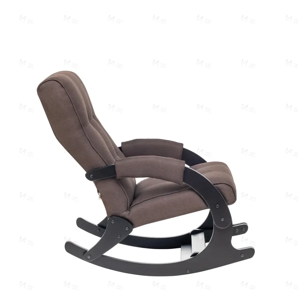 Кресло-качалка Leset Хилл с подножкой Венге /Малмо 28 (IM)