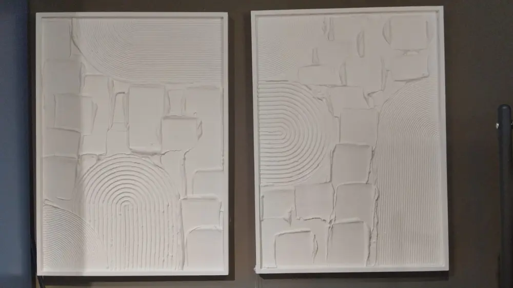 Панно Диптих "Текстурная абстракция" 2 шт. (TM) | Интернет магазин Масса Мебель