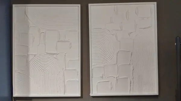 Панно Диптих "Текстурная абстракция" 2 шт. (TM) | Интернет магазин Масса Мебель