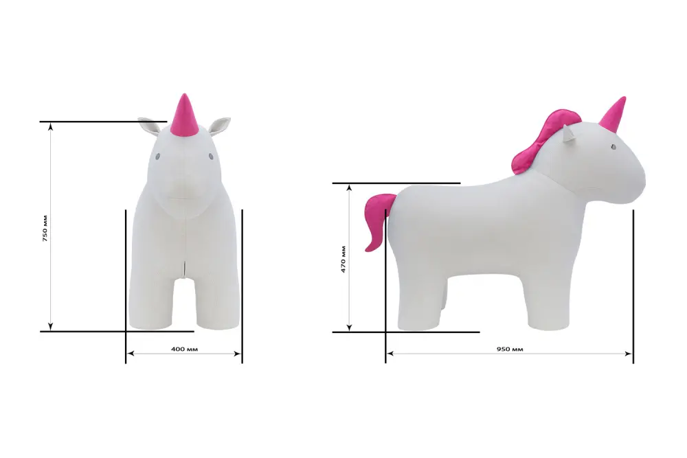 Пуф Единорог (Unicorn) (IM) 