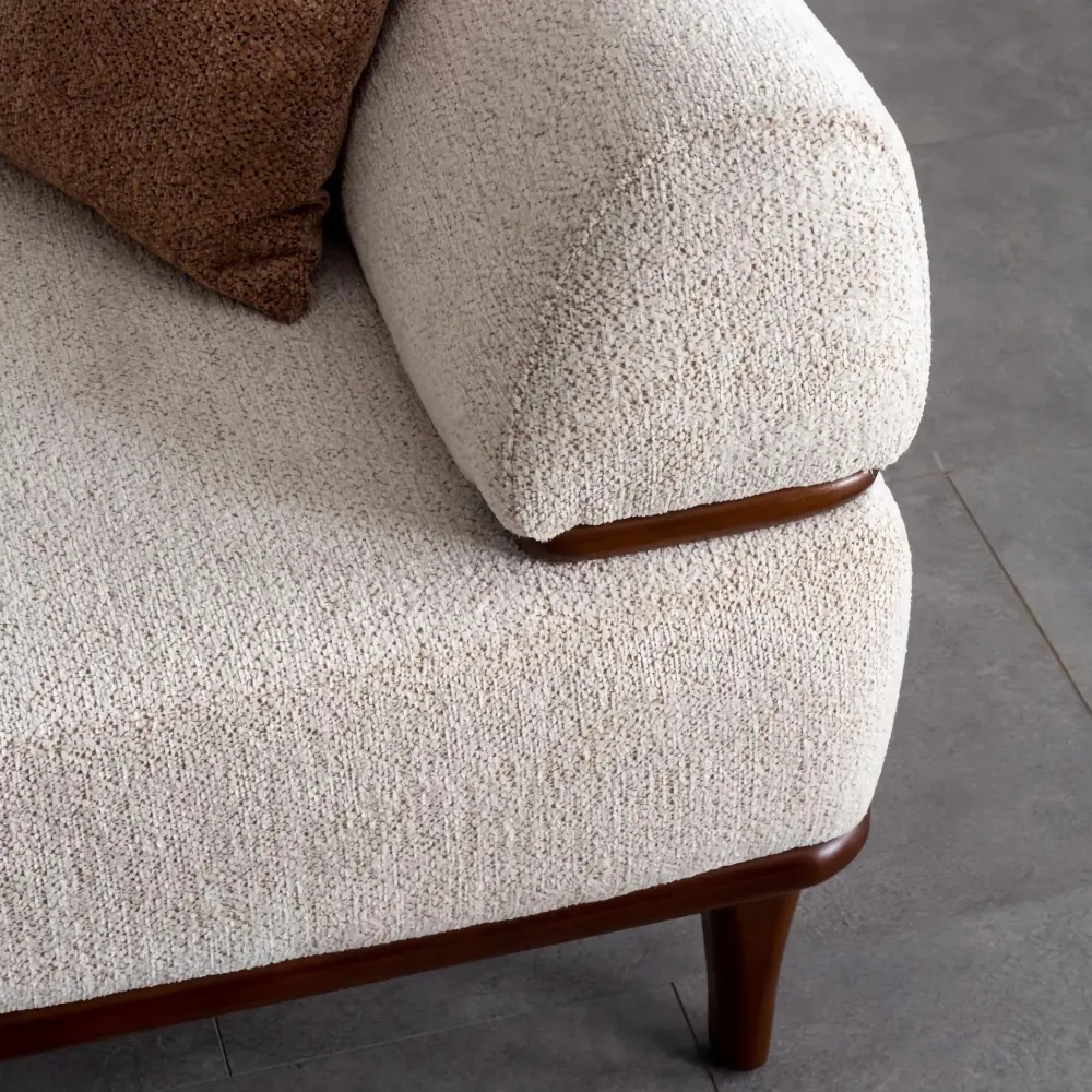 Диван прямой CLASS Gloria 030 белый (Турция)