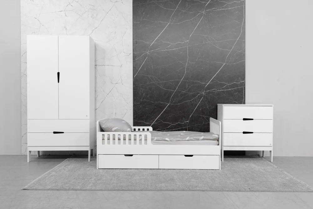 Ящики для подростковой кровати Fiora белый (ANT) 