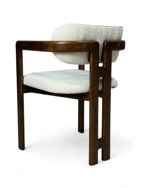 Стул мягкий Ричвуд Д-4 серый букле-каркас дуб, MASSA | Интернет магазин Масса Мебель