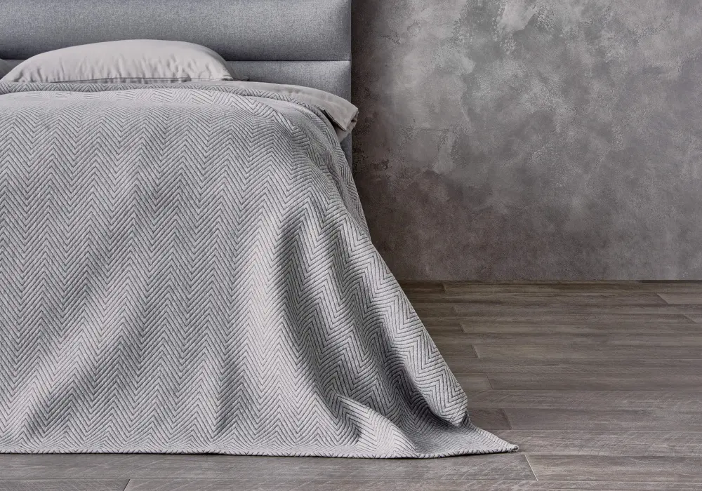 Плед Porto серый (SM) | Интернет магазин Масса Мебель