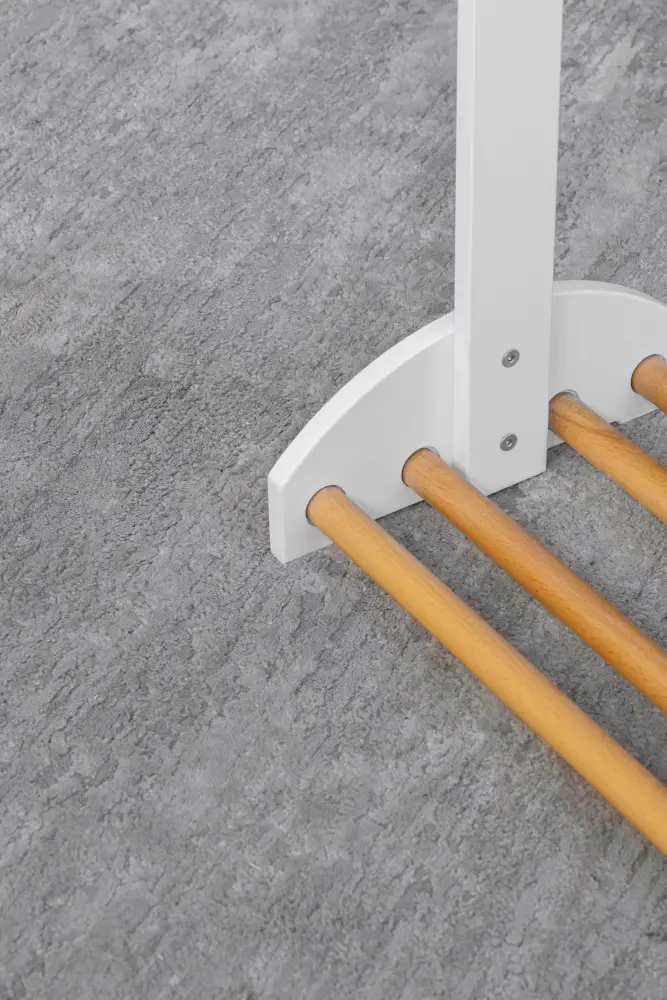 Вешалка детская напольная белый/дерево (ANT) | Интернет магазин Масса Мебель