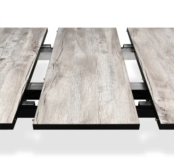 Стол раздвижной SHT-T40/130-160 дуб аляска / черный (SHF) 